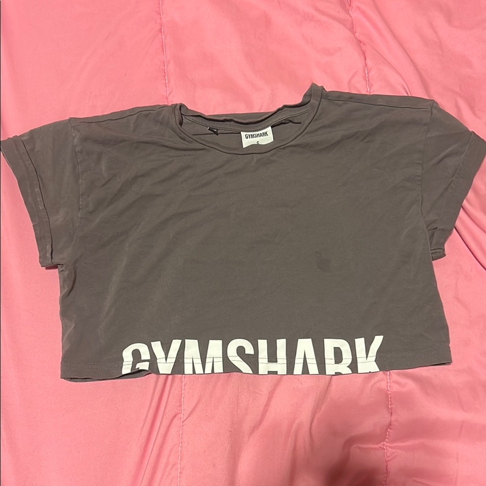 Gymshark Gray Cropped T-Shirt